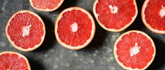 The grapefruit diet is an effective way to lose weight. Three-day mono-diet on grapefruits.