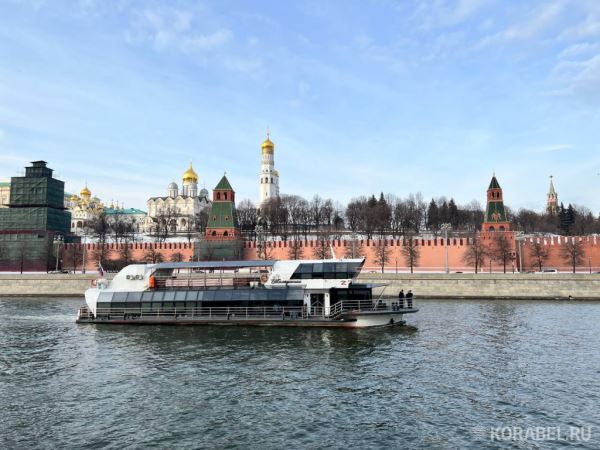 Судоходство на Москве-реке прошедшей зимой стало оживленнее на треть