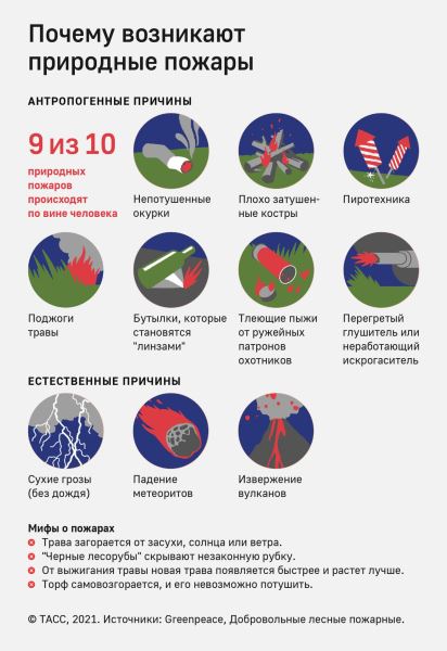 В семи регионах РФ ожидается высокий класс пожароопасности - новости экологии на ECOportal